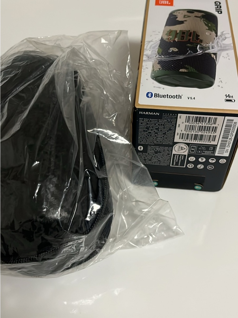 JBL Black Protective Carrying Case for Portable Speaker “ JbL grip camo edition”
